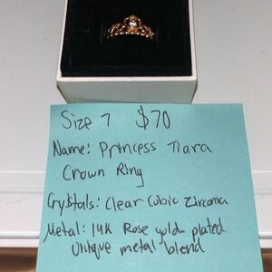 Princess Tiara Crown Ring